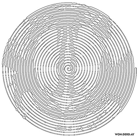 Dots Lines Spirals Printable